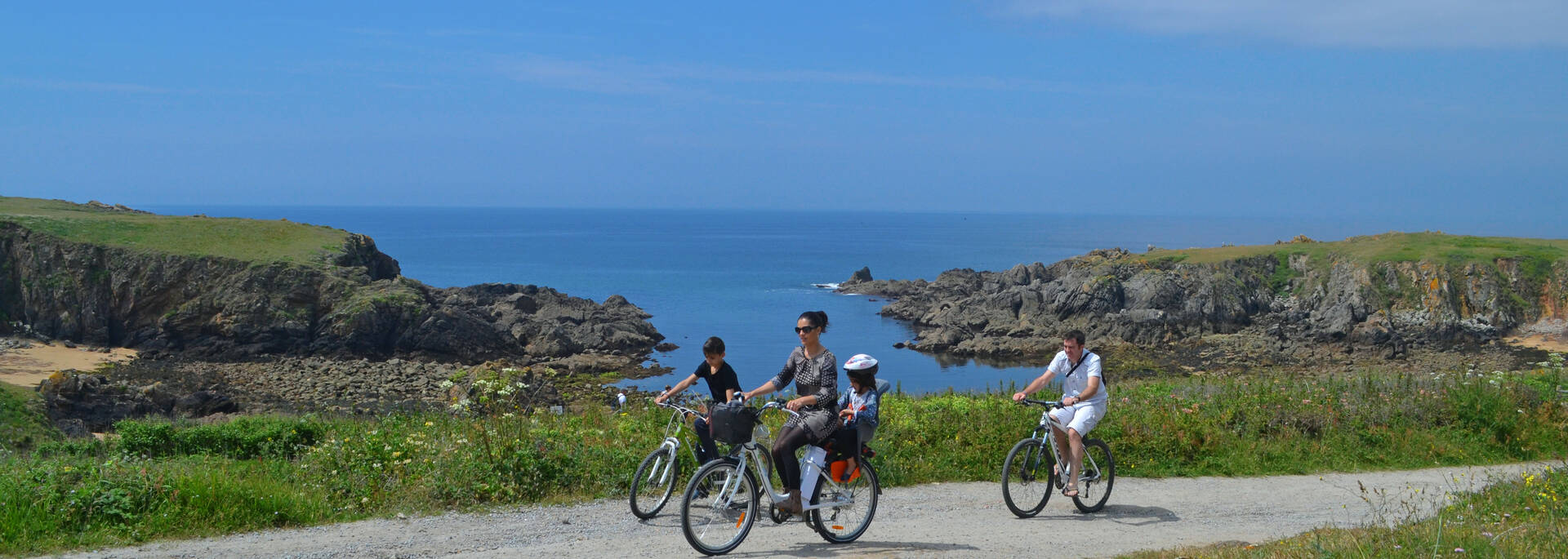 Balade à vélo- Côte rocheuse, Ile d'Yeu 